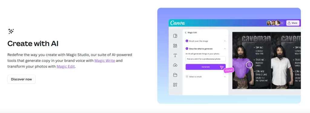 AdCreative.ai vs Canva 2026: Best Design Tools for Marketers 6 Canva AI magic studio