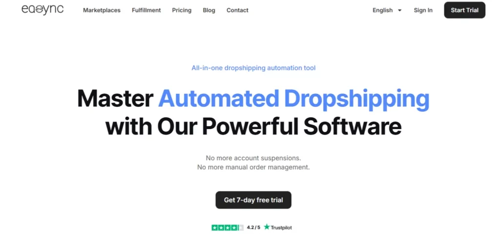 20+ Best Dropshipping Software in 2026 (100% Working) 8 Easync