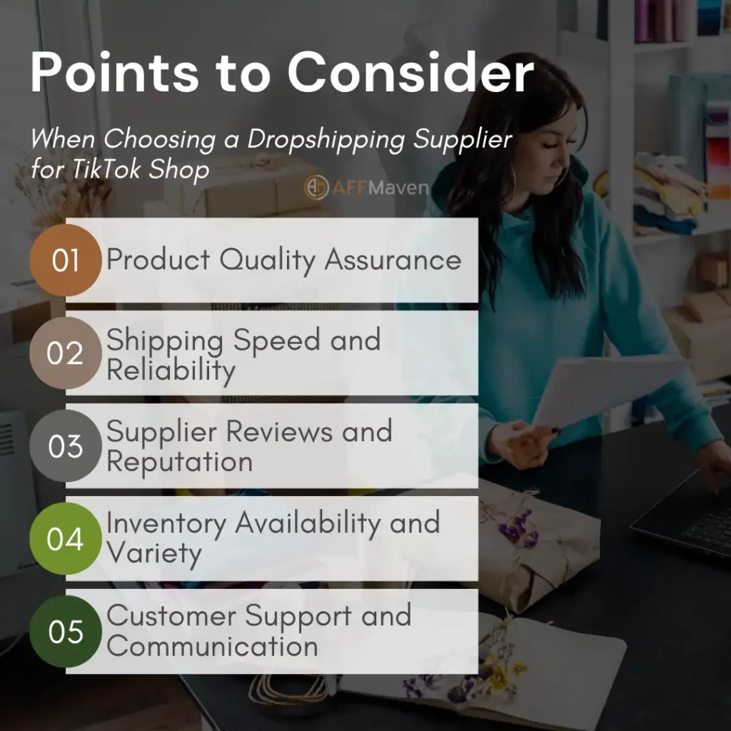 The 10 Best Dropshipping Suppliers for TikTok Shop in 2026 3 Points to Consider When Choosing a Dropshipping Supplier