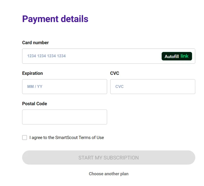 SmartScout التسعير لعام 2026: خطط تبدأ من 25 دولارًا أمريكيًا شهريًا مع توفير سنوي بنسبة 25% 12 SmartScout تفاصيل الدفع