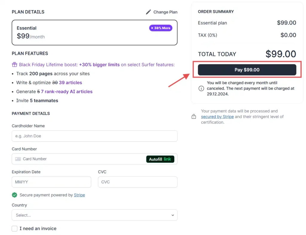 Surfer SEO Review 2026: Create Content That Dominates Rankings! 6 Surfer SEO Payment