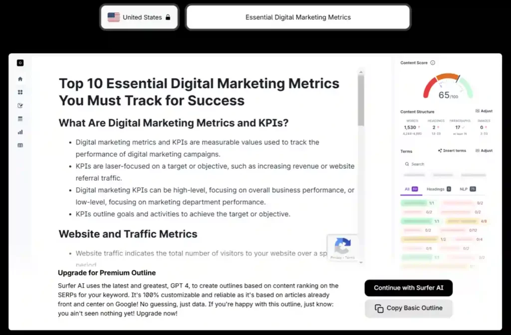 Surfer SEO Review 2026: Create Content That Dominates Rankings! 10 Surfer SEO's Outline Generator