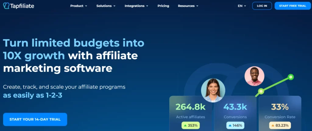 9 Best Affiliate Networks for AI & SaaS Programs in 2026 6 Tapfiliate