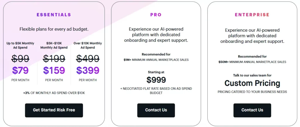 Teikametrics Pricing: Essentials for $79 + 20% Annual Savings 11 Teikametrics Plans