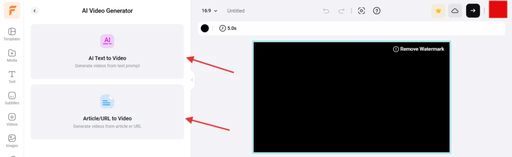 FlexClip Review 2026: Ultimate Video Maker? (Get 20% OFF) 6 Enter Prompt or paste URL to Generate Video with FlexClip