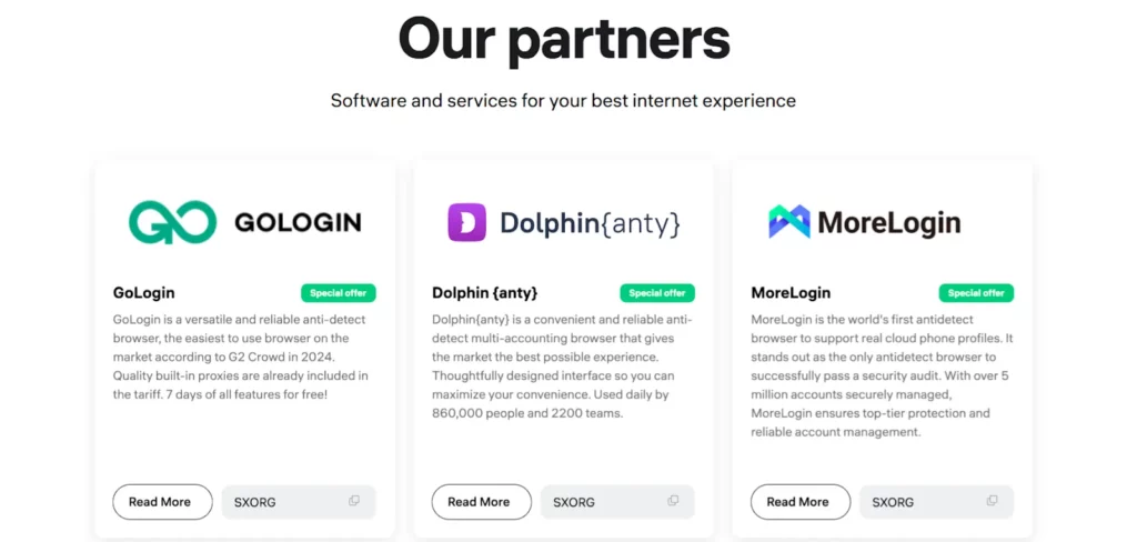 SX.ORG's Partner Programs and Integrations