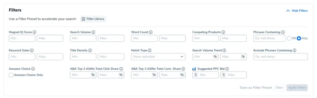 How to Dominate Amazon Search with Helium 10 Magnet & Cerebro 7 Helium 10 - Configure Smart Filters