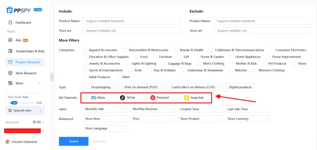 PPSPY Review 2026 → (30% OFF + Free Trial Access) 13 PPSPY - Ad Channels for Product Research