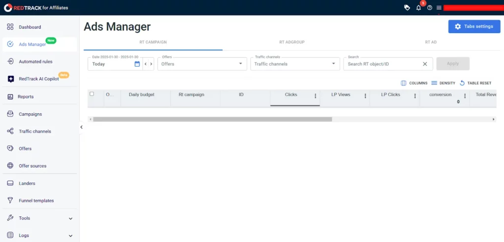 مراجعة RedTrack 2026: الأفضل من حيث سهولة الاستخدام Affiliate 12 المقتفي RedTrack - مدير الإعلانات