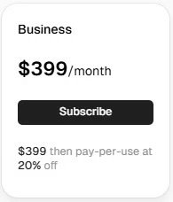 Scrapeless Review: AI-Powered Web Scraping Toolkit for Seamless Public Data Extraction 10 Scrapeless - Business Pricing Plan