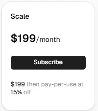 Scrapeless Review: AI-Powered Web Scraping Toolkit for Seamless Public Data Extraction 9 Scrapeless - Scale Pricing Plan