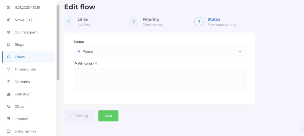 Cloaking House Review: Save 40% on Ad Spend with Smart Filtering 6 Status in Cloaking House