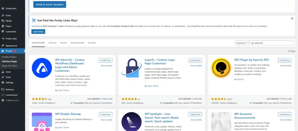 WP Adminify Review 2026: Wordpress Customization King? 3 Activate WP Adminify Access to Admin in WordPress plugins