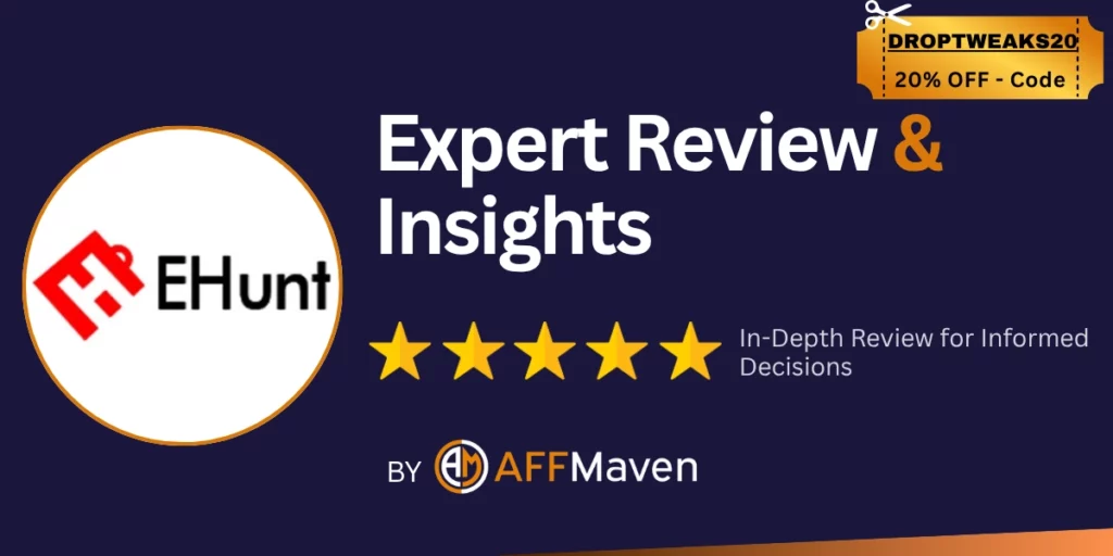 EHunt Review 2026: Best Etsy Rank Analysis Tool? 1 Ehunt Review