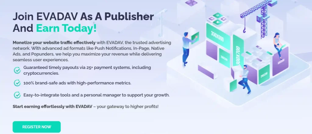 EvaDav Review 2026: #1 Ad Network to Monetize Push Notifications 18 Evadav Publisher Statistics