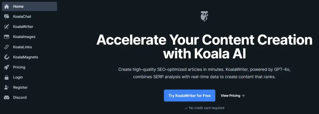 KoalaWriter Review 2026 → 5,000 Words Free + 25 Free Chats 2 KoalaWriter