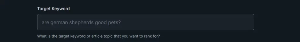 KoalaWriter Review 2026 → 5,000 Words Free + 25 Free Chats 6 KoalaWriter - Enter Target Keyword