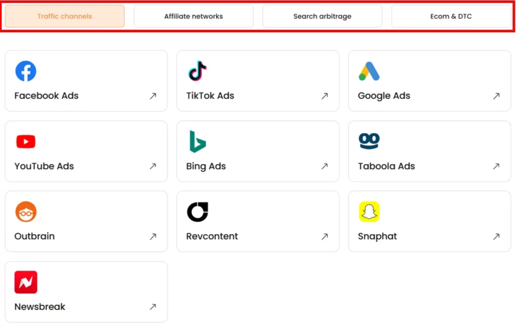مراجعة RedTrack 2026: الأفضل من حيث سهولة الاستخدام Affiliate 8 المقتفي تكاملات RedTrack