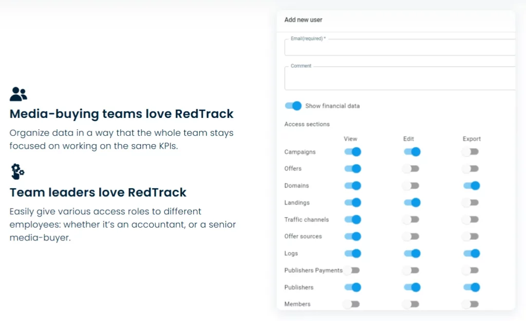 مراجعة RedTrack 2026: الأفضل من حيث سهولة الاستخدام Affiliate 9 المقتفي RedTrack - التعاون الجماعي