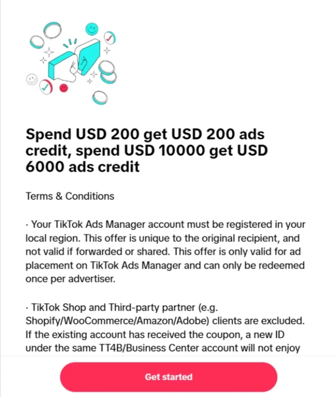 TikTok For Business Coupons: Get $6000 in Ad Credits 🎉 (2025) 11 TikTok for Business Highest Cashback Deal