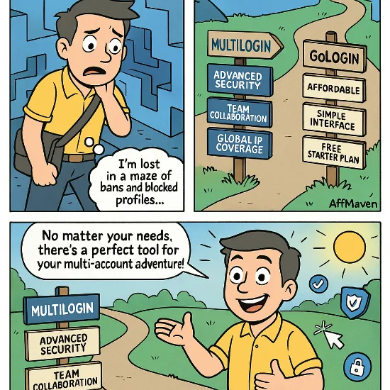 💸 Multilogin vs GoLogin: Which Saves Affiliates More Cash? 3 Multilogin Vs GoLogin comic