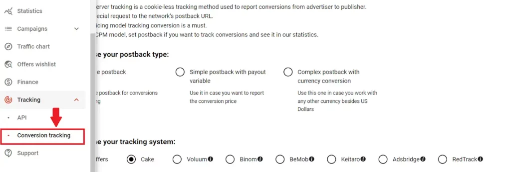 Adsterra Review 2026: Is it the Best Ad Network? 6 Adsterra - Set Up Conversion Tracking