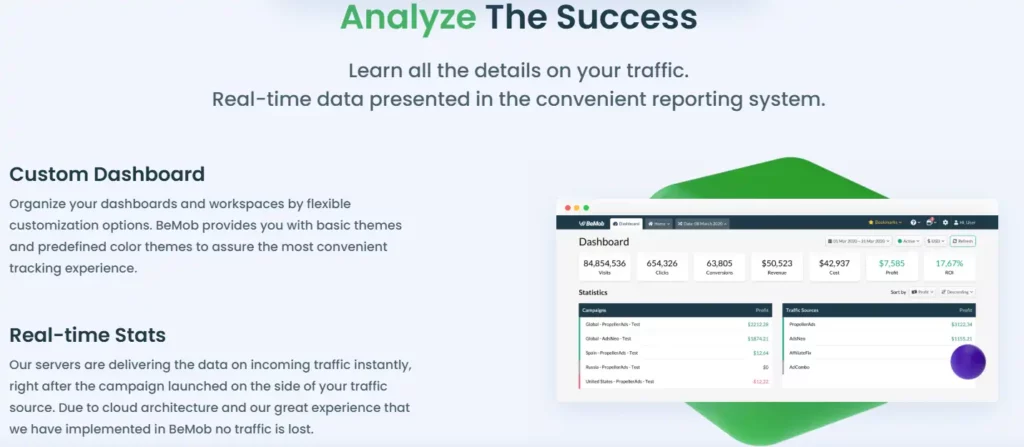RedTrack Vs. BeMob 2026: Why 90% Choose Wrong (Shocking!) 16 BeMob - Reporting and Analytics