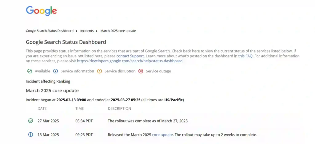 Google Search Statistics 2026: Mind-Blowing Numbers Revealed! 9 Google’s March 2025 Core Update
