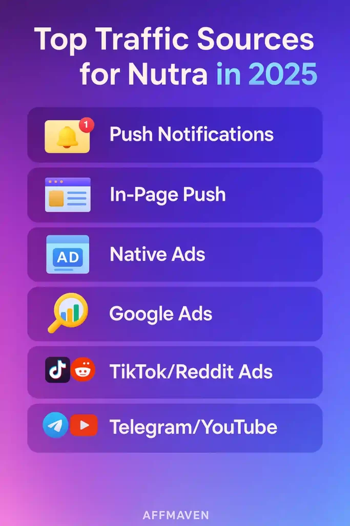 Nutra in Traffic Arbitrage 2026: Der ultimative Leitfaden für Affiliates 5 Top-Verkehrsquellen für Nutra