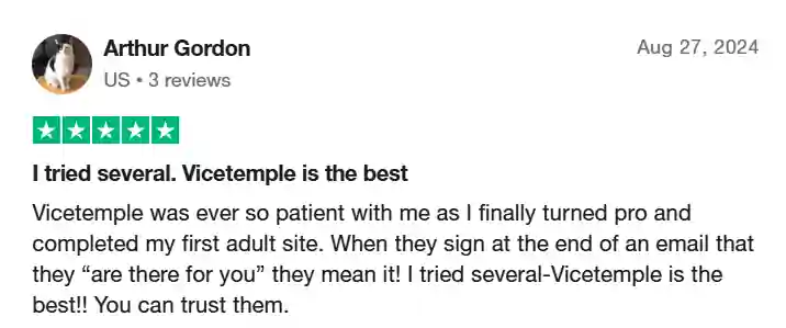 Vicetemple مراجعة 2026: استضافة X-Rated مع حركة مرور غير محدودة؟🔞🌐 16 Vicetemple مراجعة 2