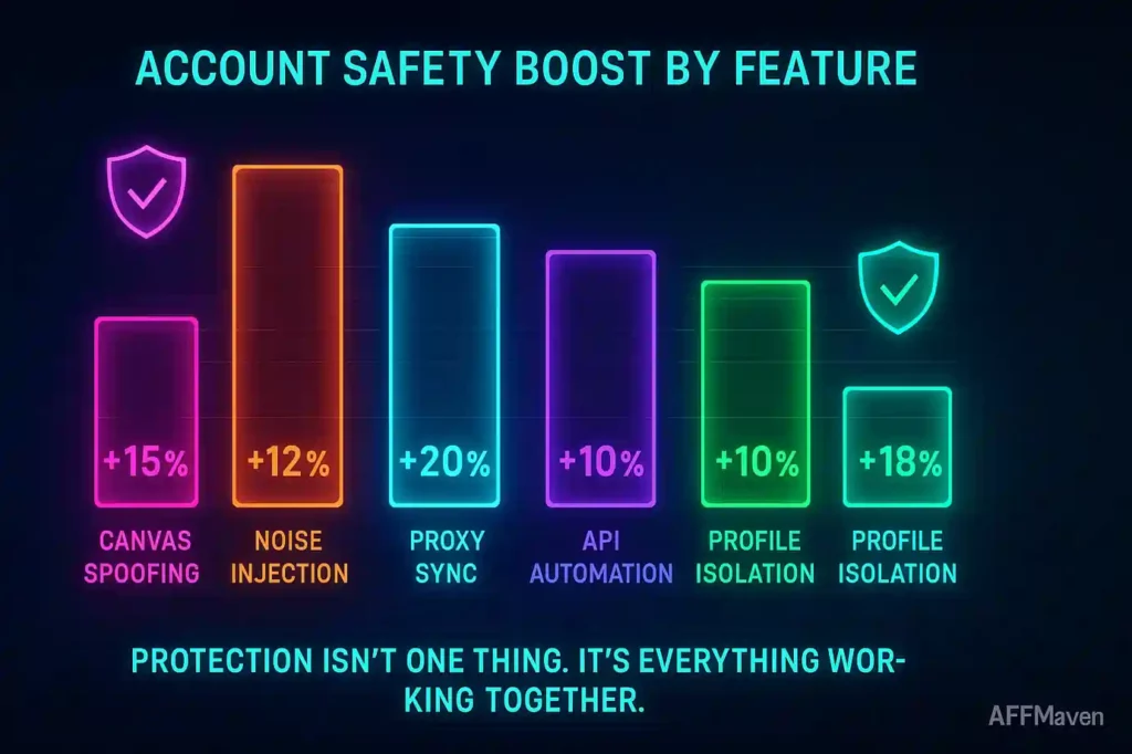 مراجعة Chameleon Mode لعام ٢٠٢٥: هل هو الخيار الأول لإدارة الحسابات المتعددة؟ ١ وضع الحرباء - الميزات الرئيسية