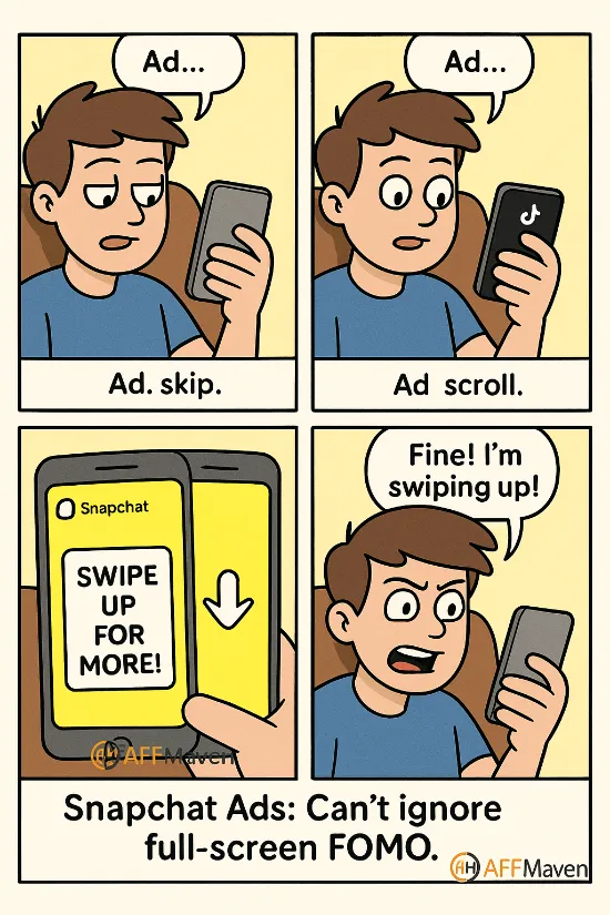 Snapchat For Business Coupon: Get $375 Ad Credit With $350 Spend 7 Snapchat ad meme