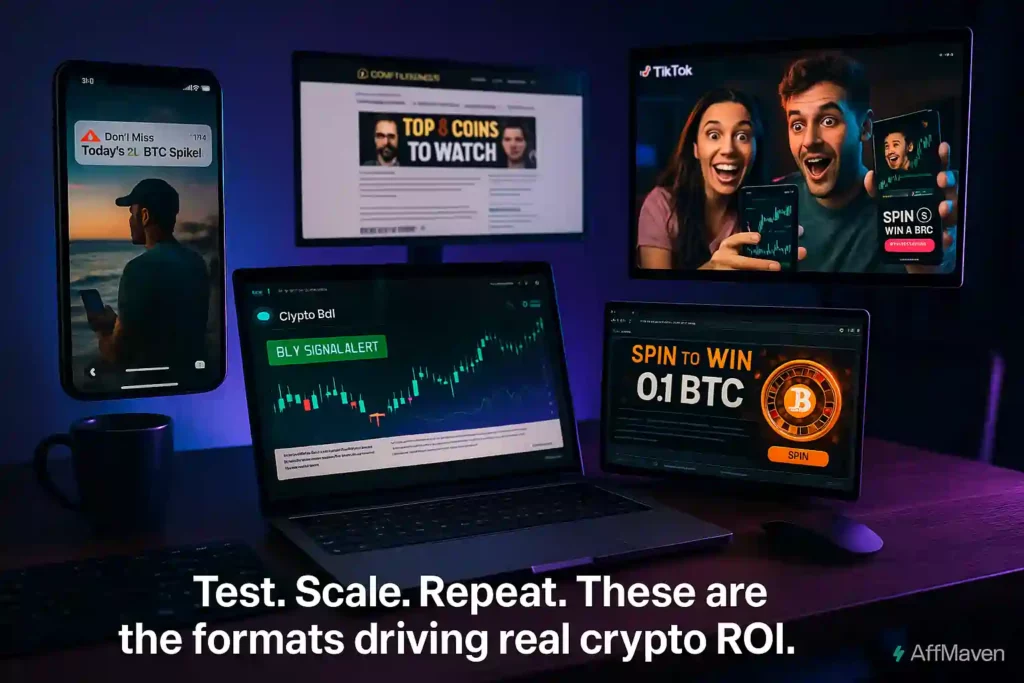 Blockchain & Crypto Ads in 2026: Guide to BIGGEST Commissions! 13 Creative Strategies & Ad Formats That Win in Crypto