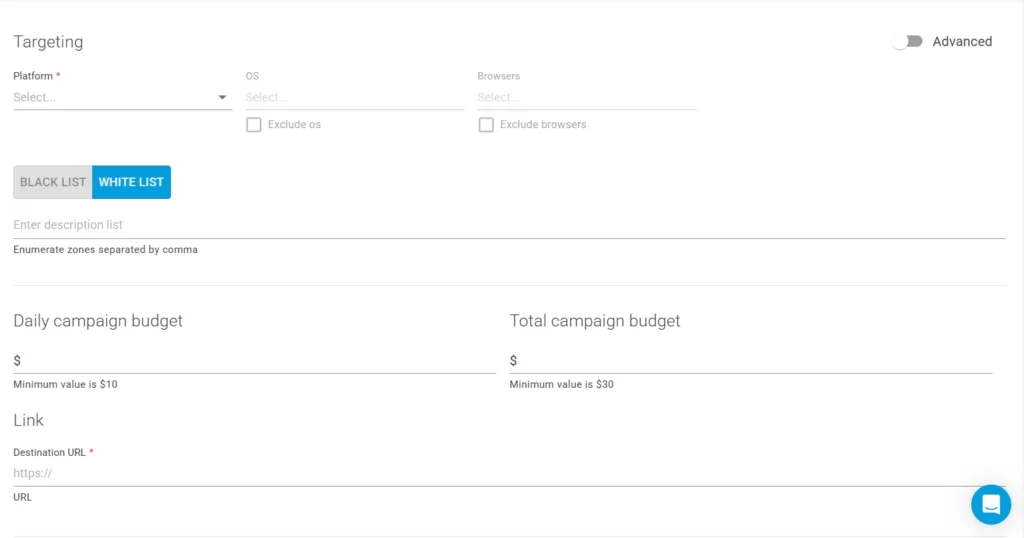 Galaksion مراجعة: أفضل شبكة إعلانات لحملات CPA في عام ٢٠٢٥؟ ٣ Galaksion - الاستهداف والتحسين