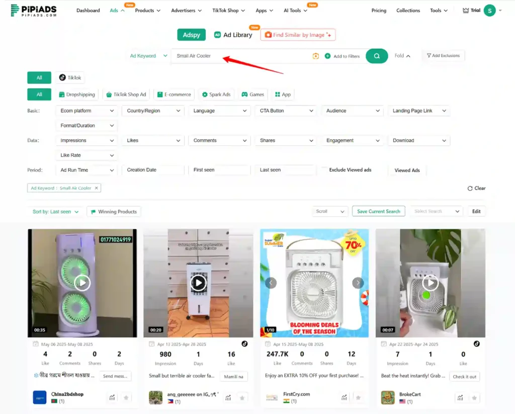 8 profitabelste TikTok Nischen PiPiADS Kann Ihnen helfen, 4 zu zerquetschen PiPiADS - E-Commerce-Dropshipping
