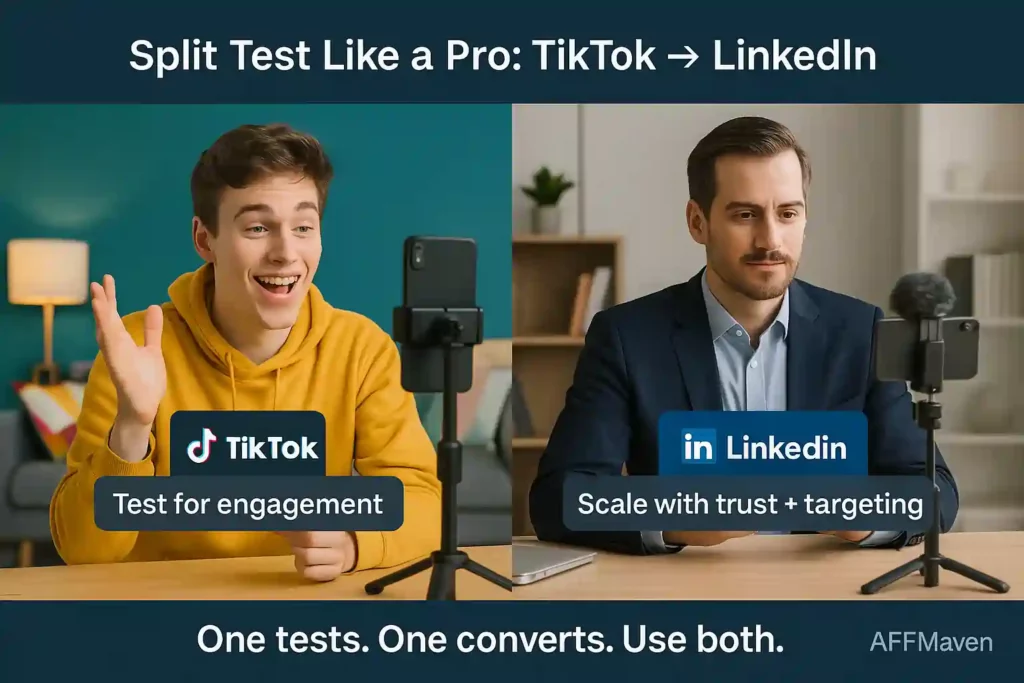 دليل LinkedIn Shorts: كيف Affiliateهل سيتم طباعة النقود في عام 2026؟ TikTok مقابل لينكدإن