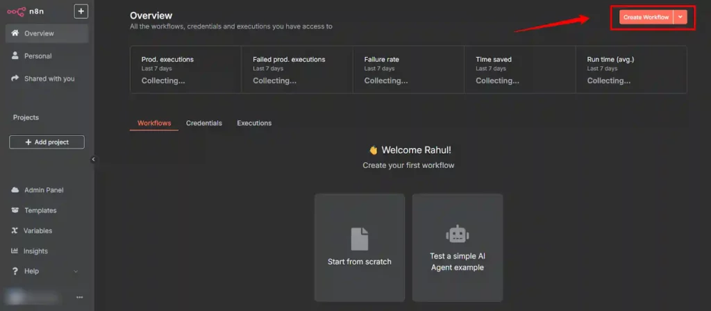 n8n for Affiliate Marketing: ULTIMATE Beginner Guide 5 n8n - Set Up Your First Workflow
