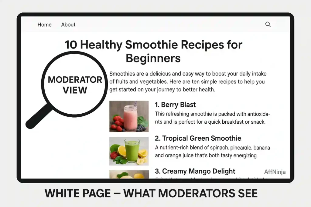 Cloaking in Traffic Arbitrage: #1 Guide for Affiliates & Media Buyers 3 Cloaking in Traffic Arbitrage - White Page
