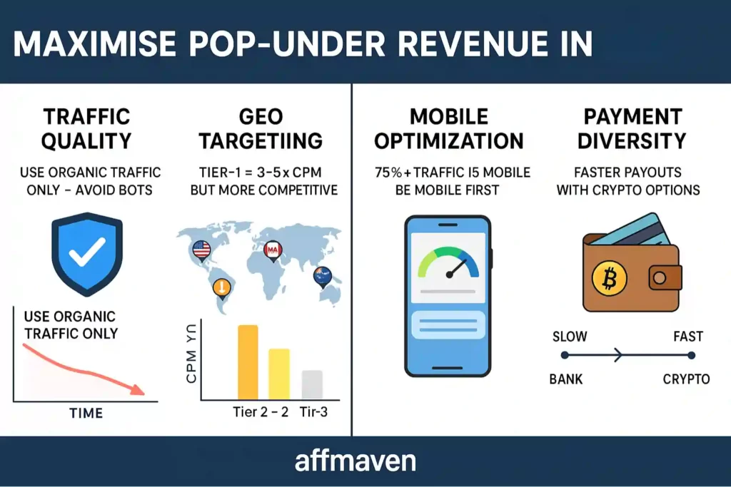 Top 11 Pop-Under Ad Networks for Publishers with High CPM! 17 Essential Tips for Maximising Pop-Under Revenue