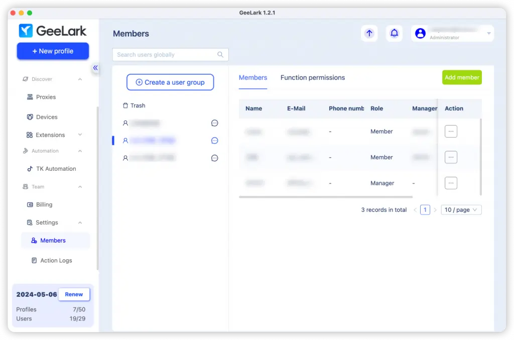 Chameleon Mode vs GeeLark: Which Antidetect Is KING? 12 Geelark Team Management Feature
