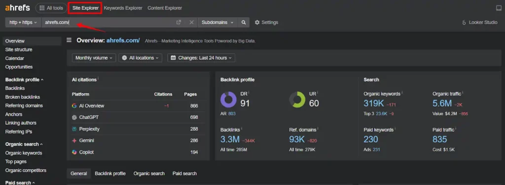 Top 8 SEO Tools That CRUSH Rankings in 2026 (Tested!) 11 Ahrefs Site Explorer
