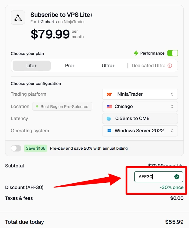 QuantVPS Pricing & Plans: How Much Does It Cost? 8 Applying QuantVPS Discount Code