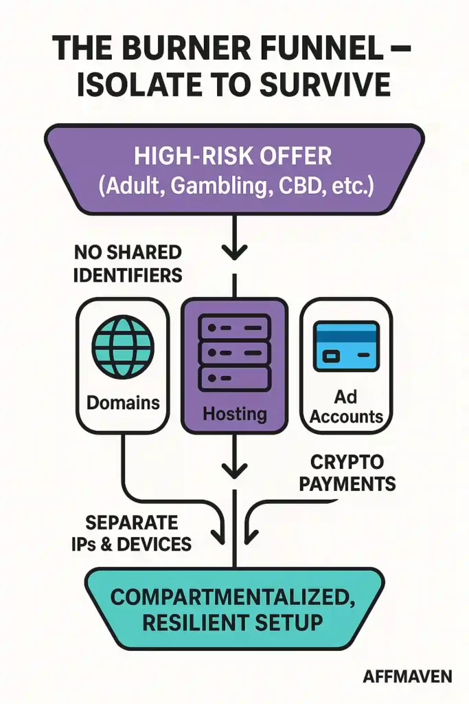 High-Risk Affiliate Playbook: Beat Bans With Burner Systems 2 Bulletproof Burner Setup