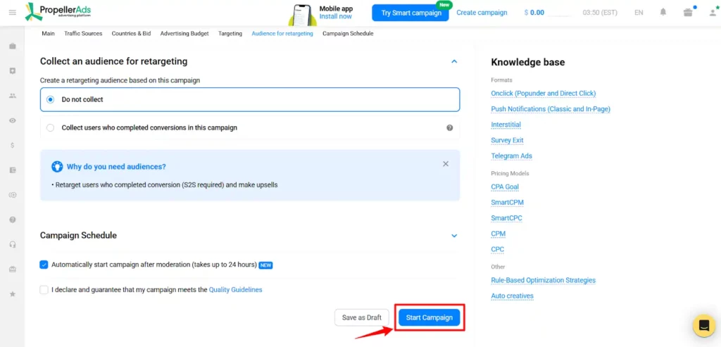 PropellerAds Review: Is This Ad Network a Game-Changer in 2026? 9 PropellerAds - Launch & Monitor