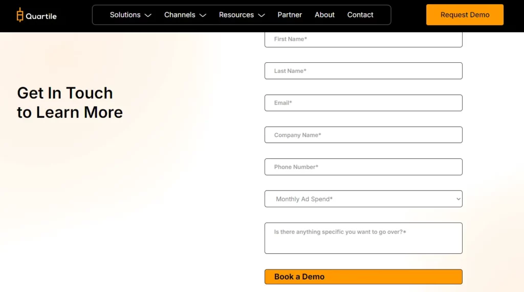 Quartile Pricing: How to Get a 50% Discount Now (2026) 6 Quartile Demo Request