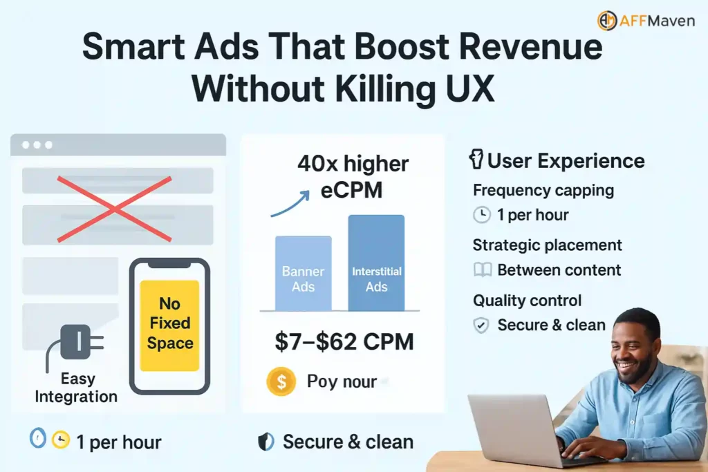 5 Strategic Insights About Adsterra Interstitial Ads You Need for Maximum ROI 4 Revenue opportunities for publishers