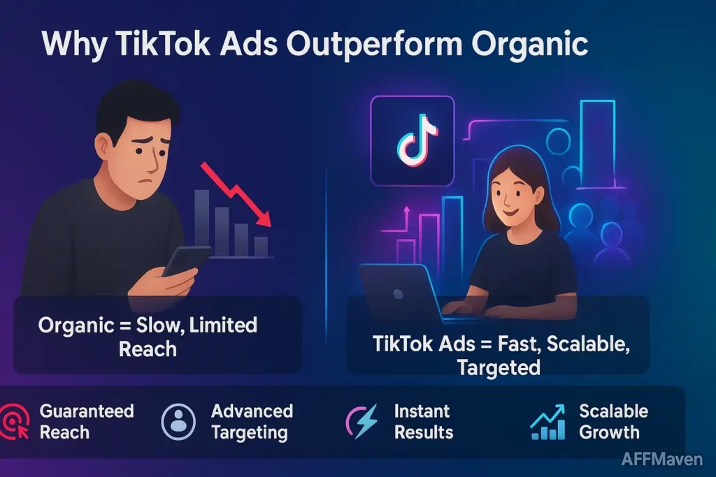 حظر الظل 2026: دليل الكشف والاسترداد الكامل 14 TikTok الإعلانات مقابل النمو العضوي