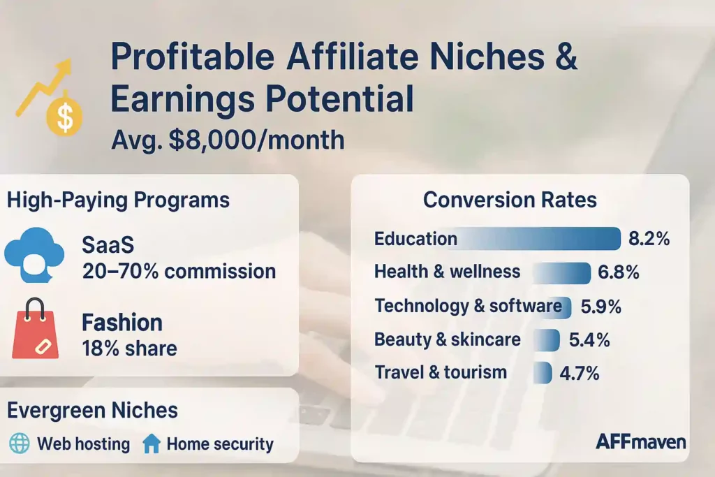 2026 Affiliate Marketing Statistics: $12B Industry Secrets! 9 Affiliate marketing earnings in top high-paying niches