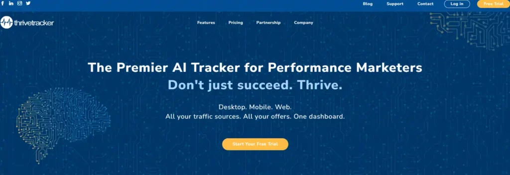 Análisis de ThriveTracker 2026: ¡Aumente el ROI con optimización de IA! 2 ProsperarTracker