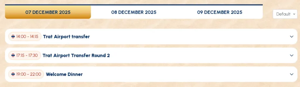 AWSummit Thailand 2025: Koh Chang Business Retreat 3 AWSummit Thailand Day 1 Agenda